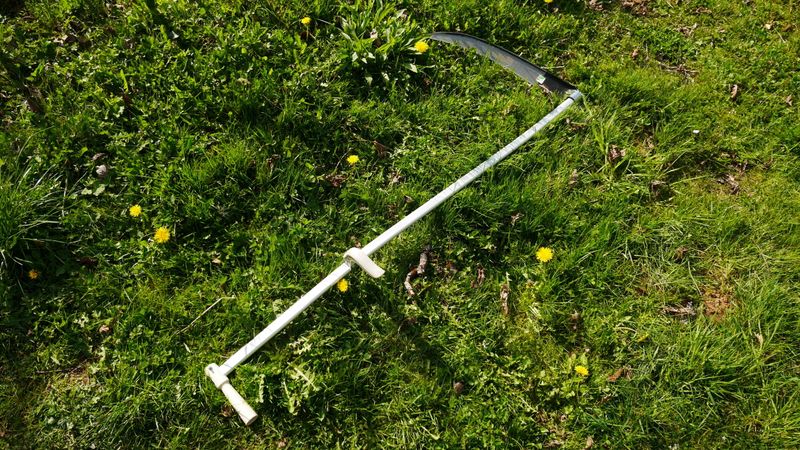 Manche de faux léger en aluminium