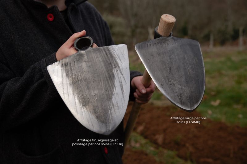 Houe Piemonte forgée au marteau pilon - sans manche
