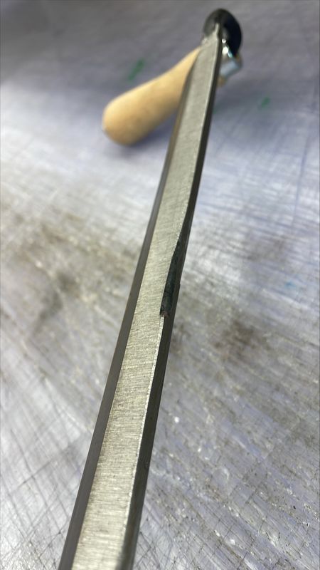 Déclassés - Plane droite forgée de 25cm aiguisée