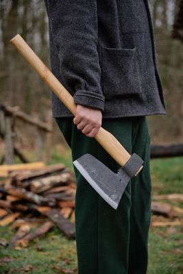 Hache Doloire d'Équarrissage type Bradva - 1500g - Droitière