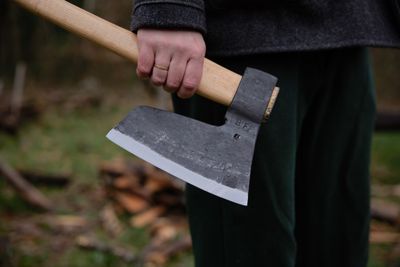 Hache Doloire d'Équarrissage type Bradva - 1500g - Droitière