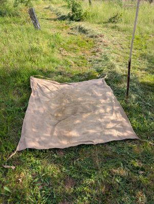 Bourras en toile de jute - Ramassage et déplacement de végétaux