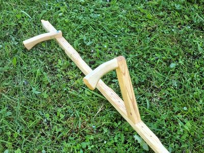 Manche de faux en bois 140cm - réglable - fabriqué en France