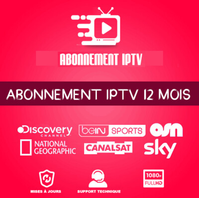 Abonnement IPTV 12 Mois Premium
