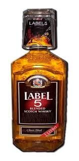 WISKY LABEL 5 LITRO