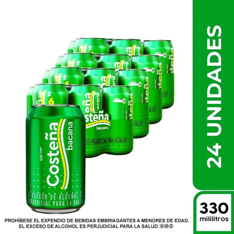 BANDEJA COSTEÑA BACANA 330ML