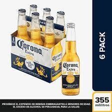 CORONA POR SIX PACK BOTELLA