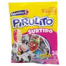 PIRULITO SURTIDO X 24 UND