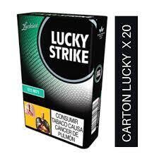 CARTON LUCKY VERDE X 20