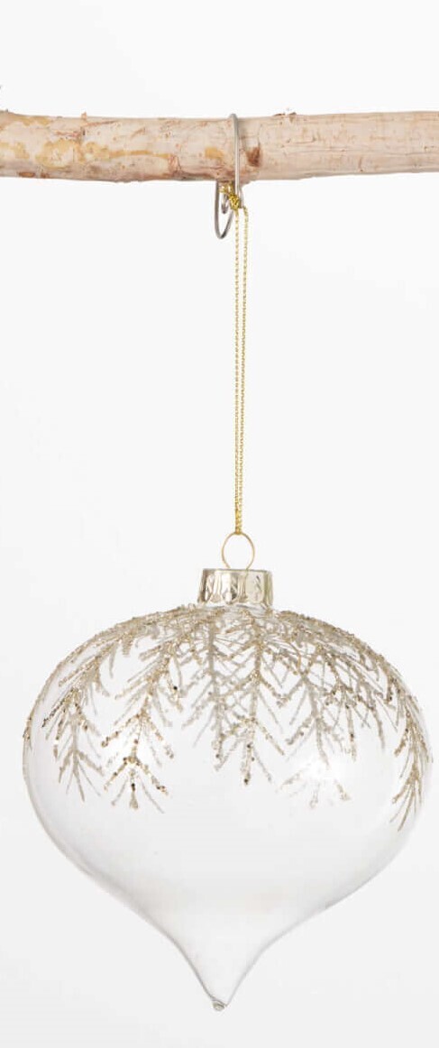 Gold Pine Ornament