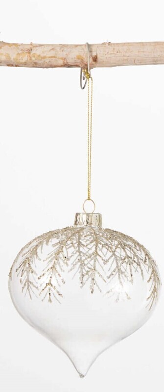 Gold Pine Ornament