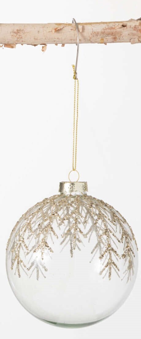 Gold Pine Ornament