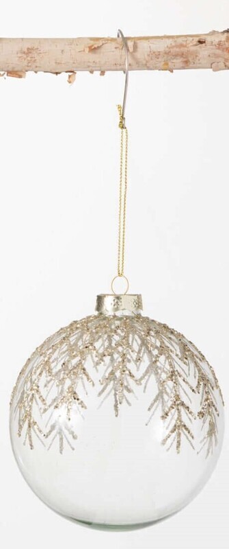 Gold Pine Ornament