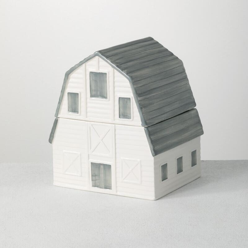 Barn Cookie Jar