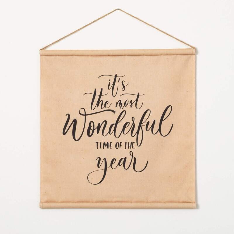 Hanging Holiday Scroll
