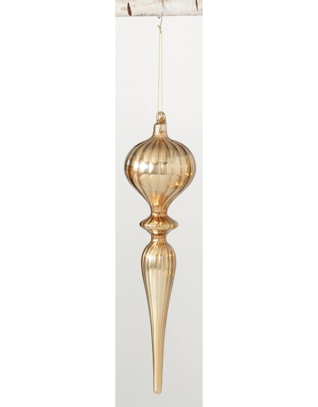 Gold Finial Drop Ornament
