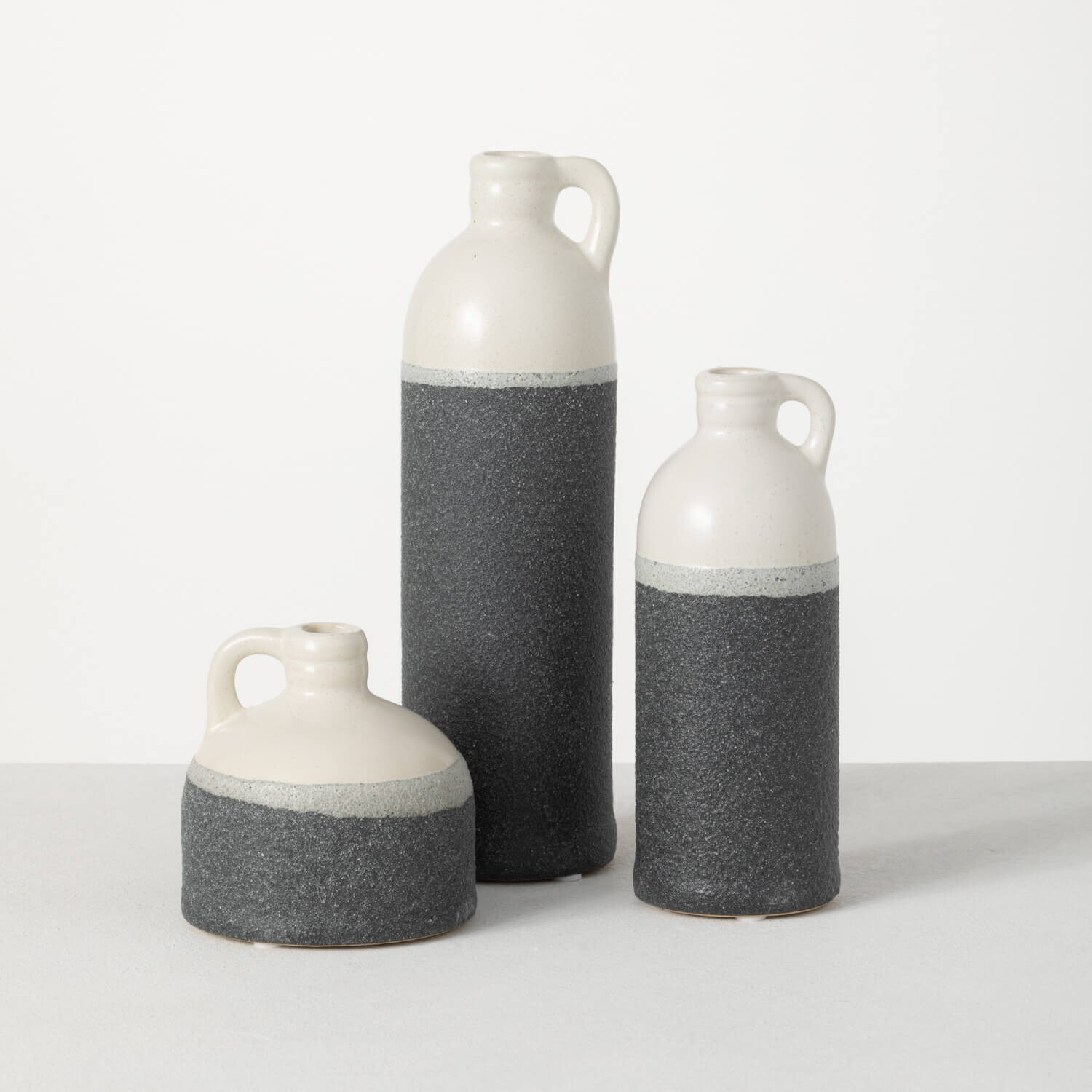 Two-Toned Jug Vase Set