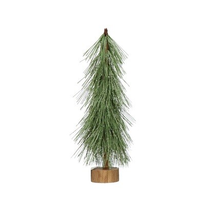 Cabin Holiday 6" Round x 15" High Tree