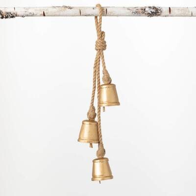 Golf Swag Bell Ornament Trio