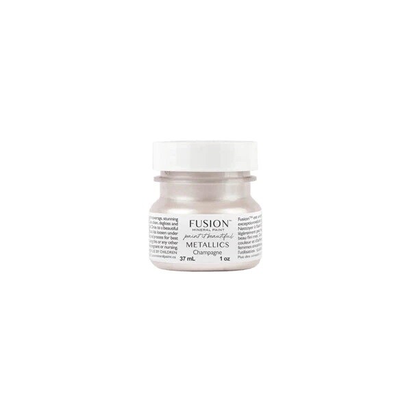 Fusion Mineral Paint Metallic Champagne, Size: 37mL