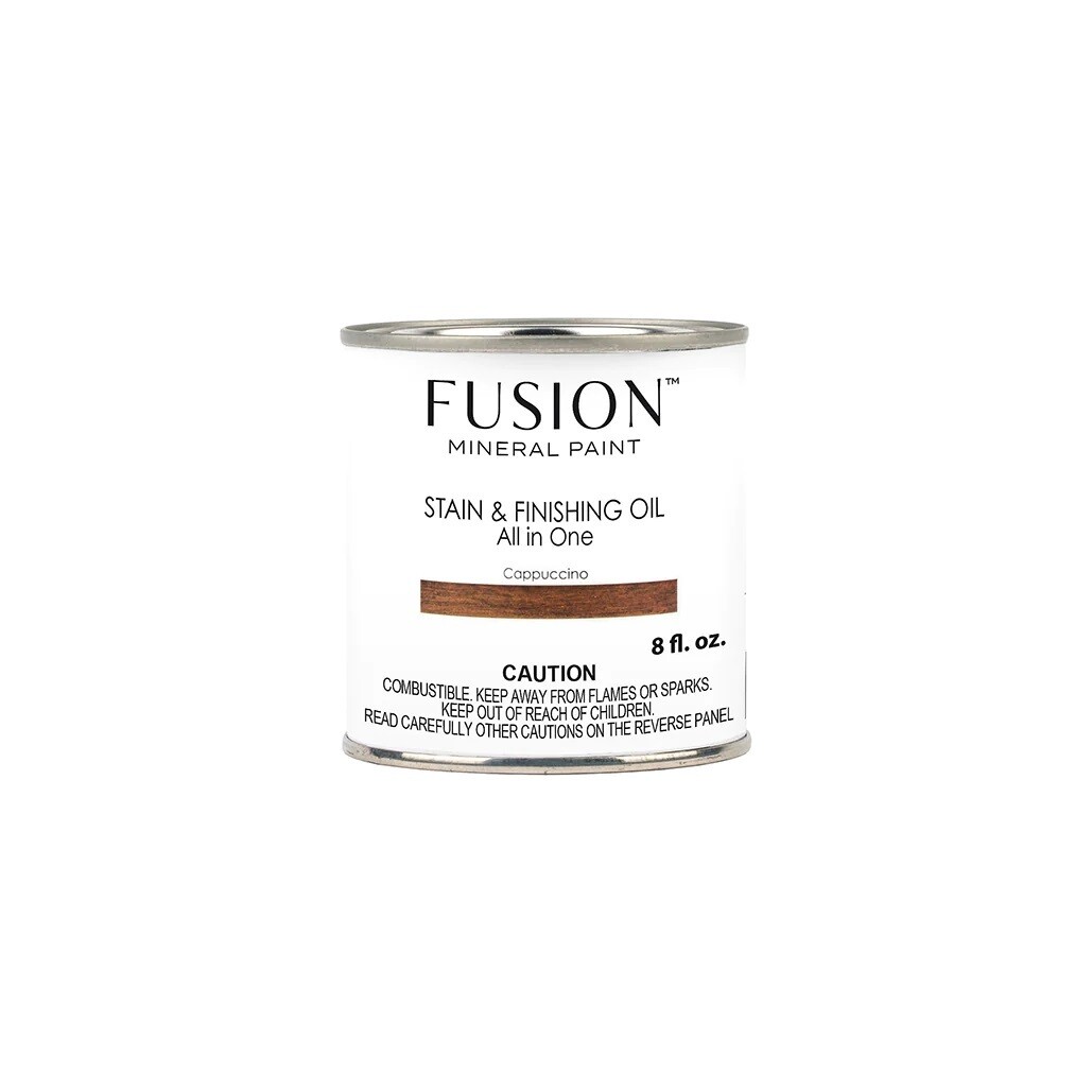 Fusion Mineral Paint Stain &amp; Finishing Oil, Color: Cappuccino