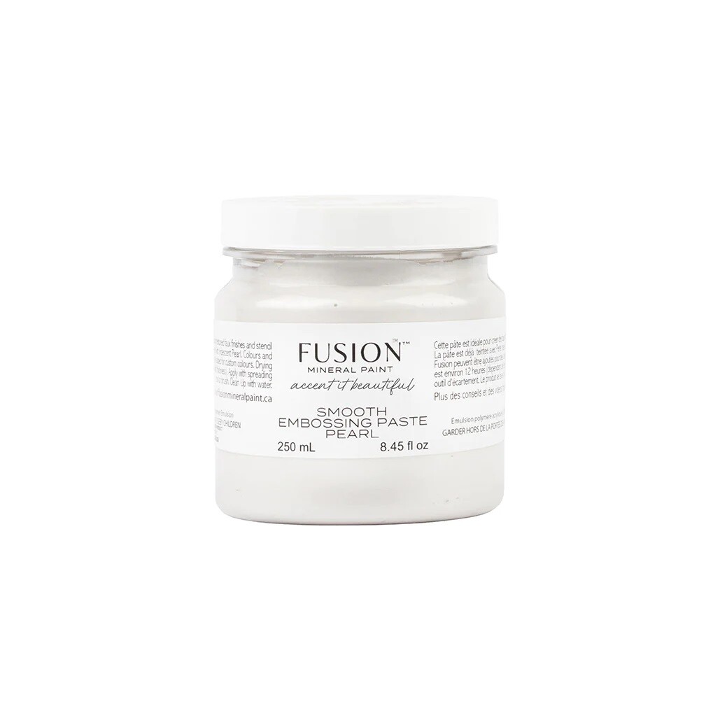 Fusion Mineral Paint Smooth Embossing Paste Pearl