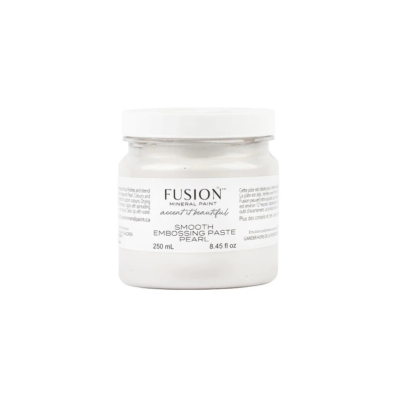 Fusion Mineral Paint Smooth Embossing Paste Pearl