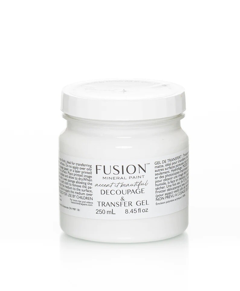 Fusion Mineral Paint Decoupage &amp; Transfer Gel