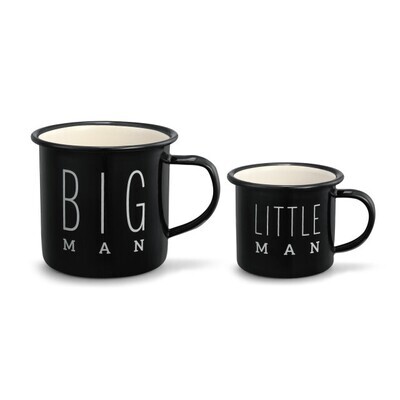 Big Man & Little Man Camper Mug Set Big Man & Little Man Camper Mug Set