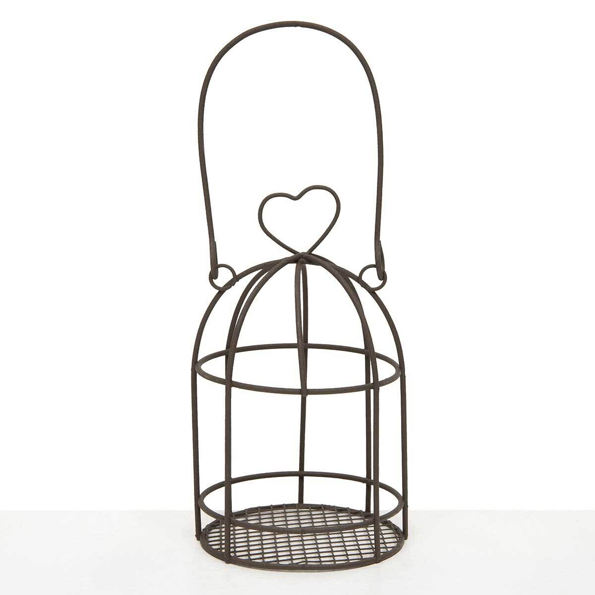 Bird Cage Votive Holder Heart