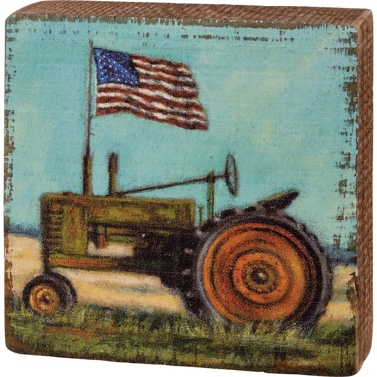 Block Sign - Tractor