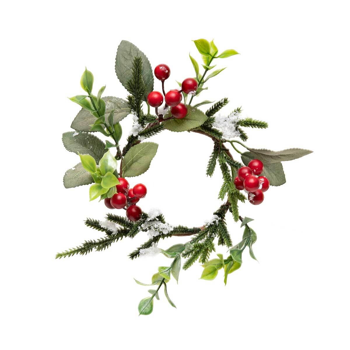 Candle Ring Chalet Cmas Pine