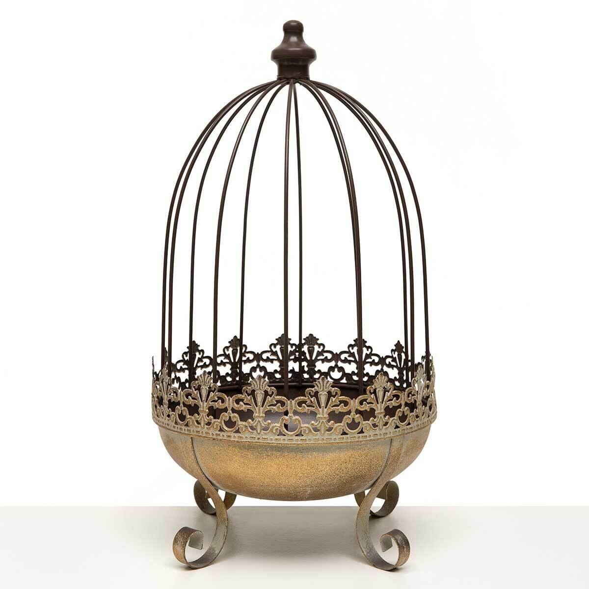 Cloche on Lacey Bowl Stand Large