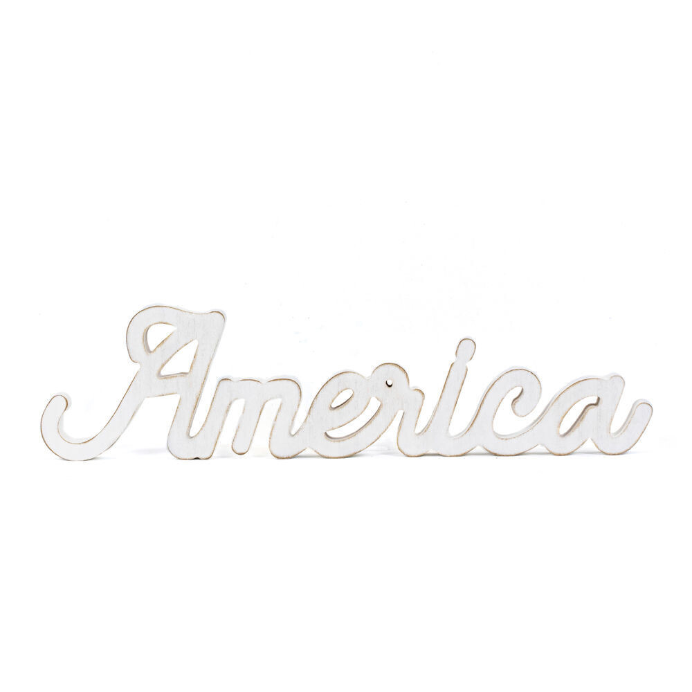 America Wood Cut Out