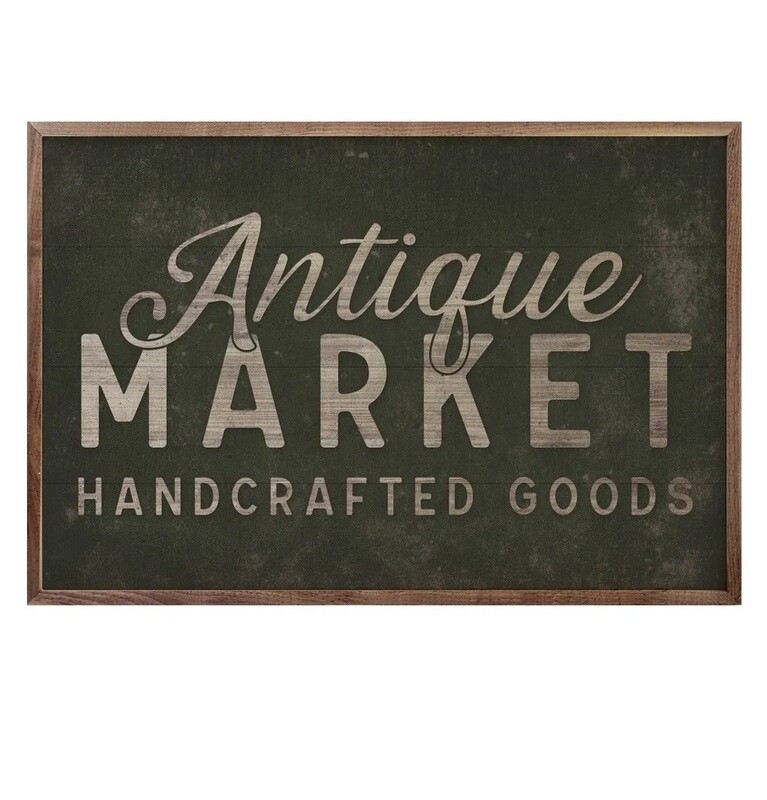 Antique Market Handcrafted Green