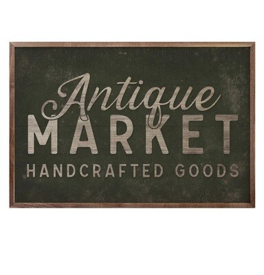 Antique Market Handcrafted Green
