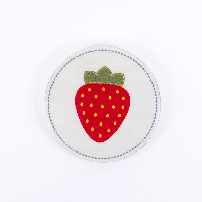 Strawberry coasters