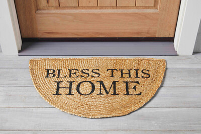 Half Moon Home Door Mat