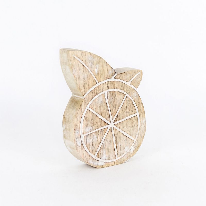 Mango wood Lemon Shape
