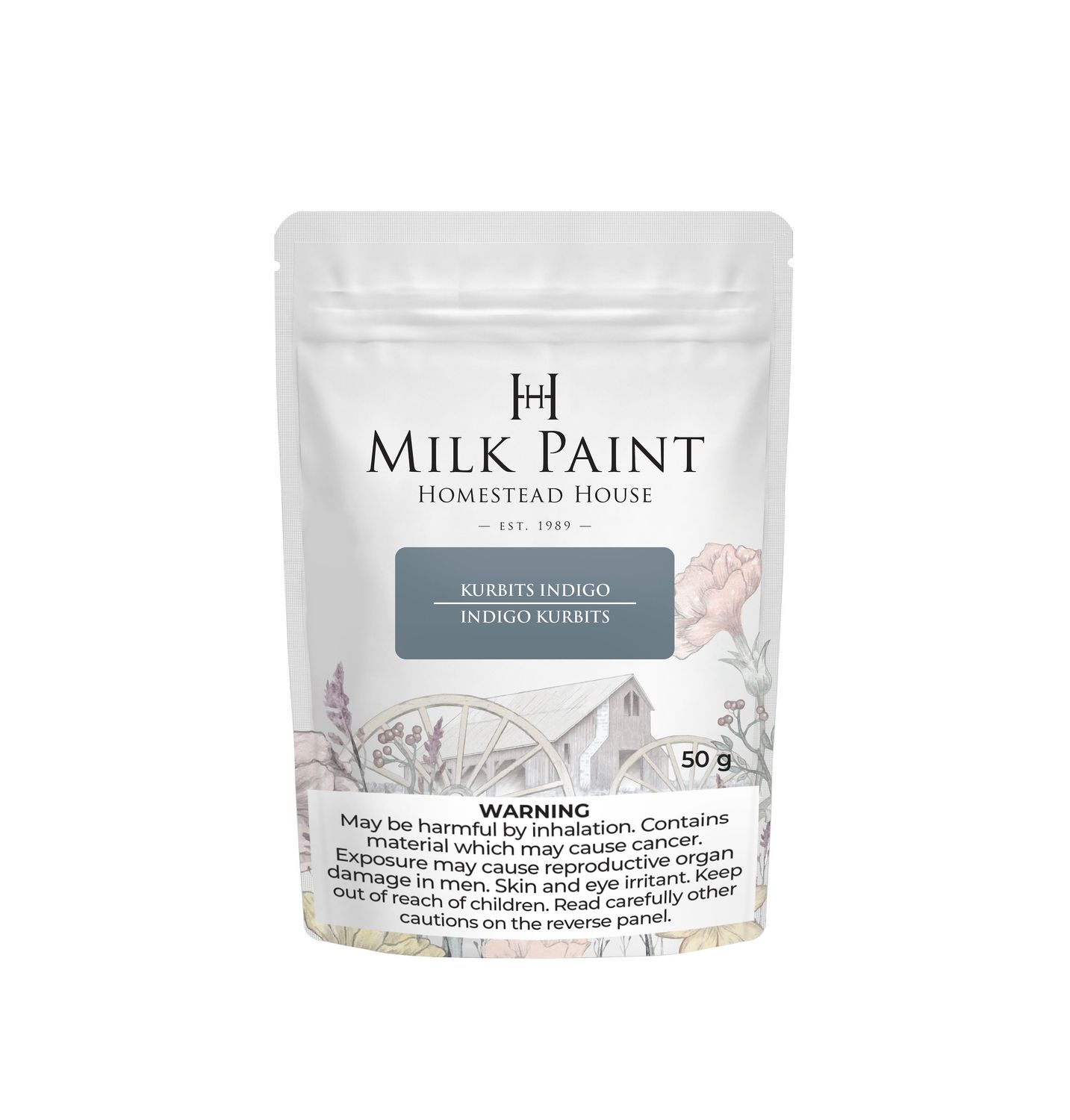 Homestead House Milk Paint Kurbits Indigo, Size: 50g