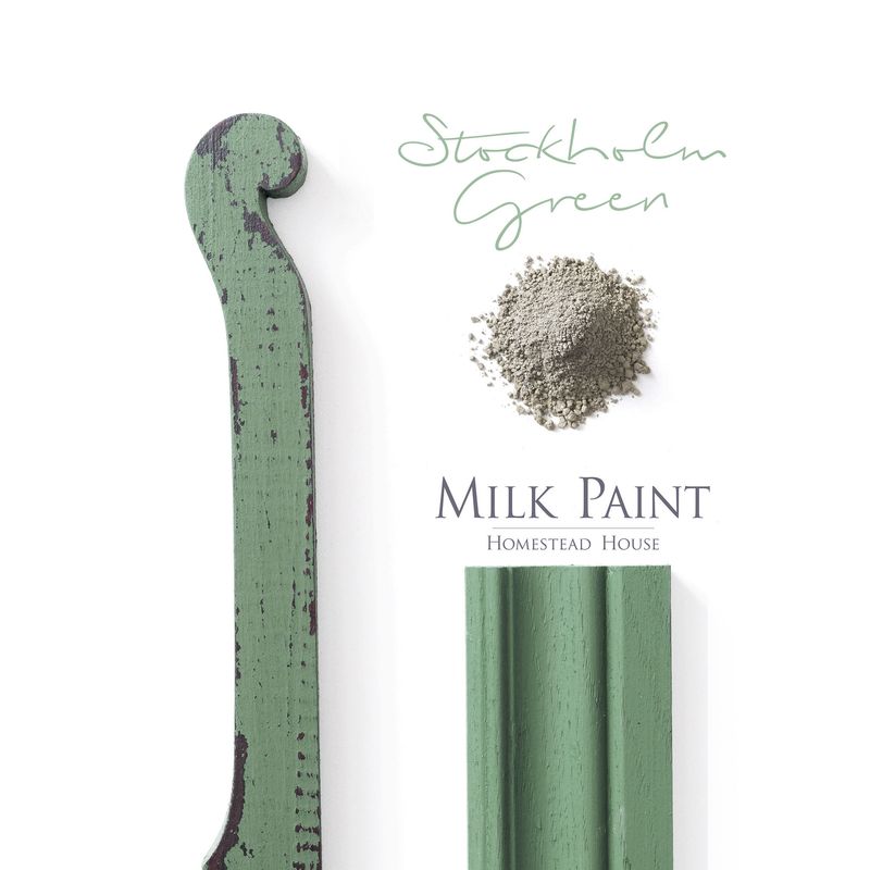 Homestead House Milk Paint Stockholm Green