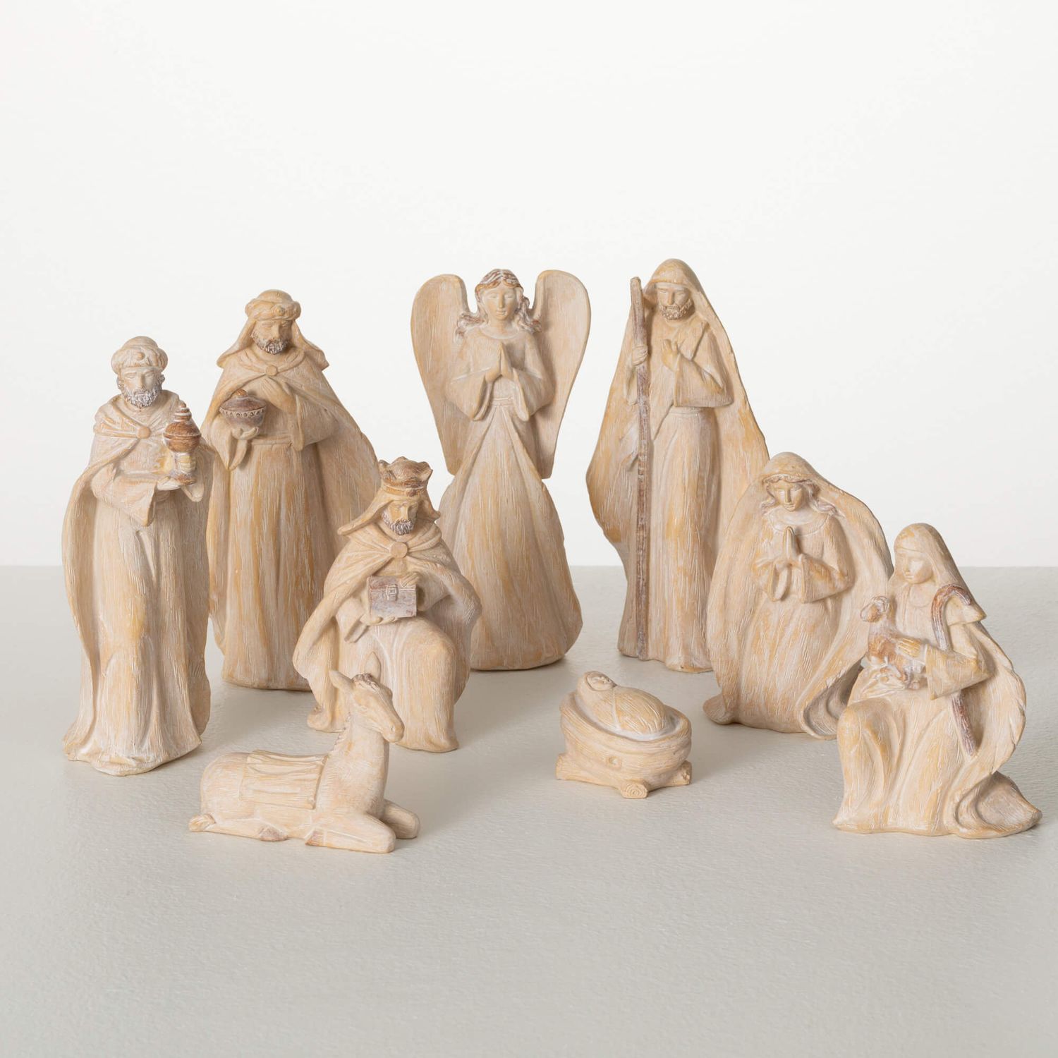9-Piece Neutral Nativity Set
