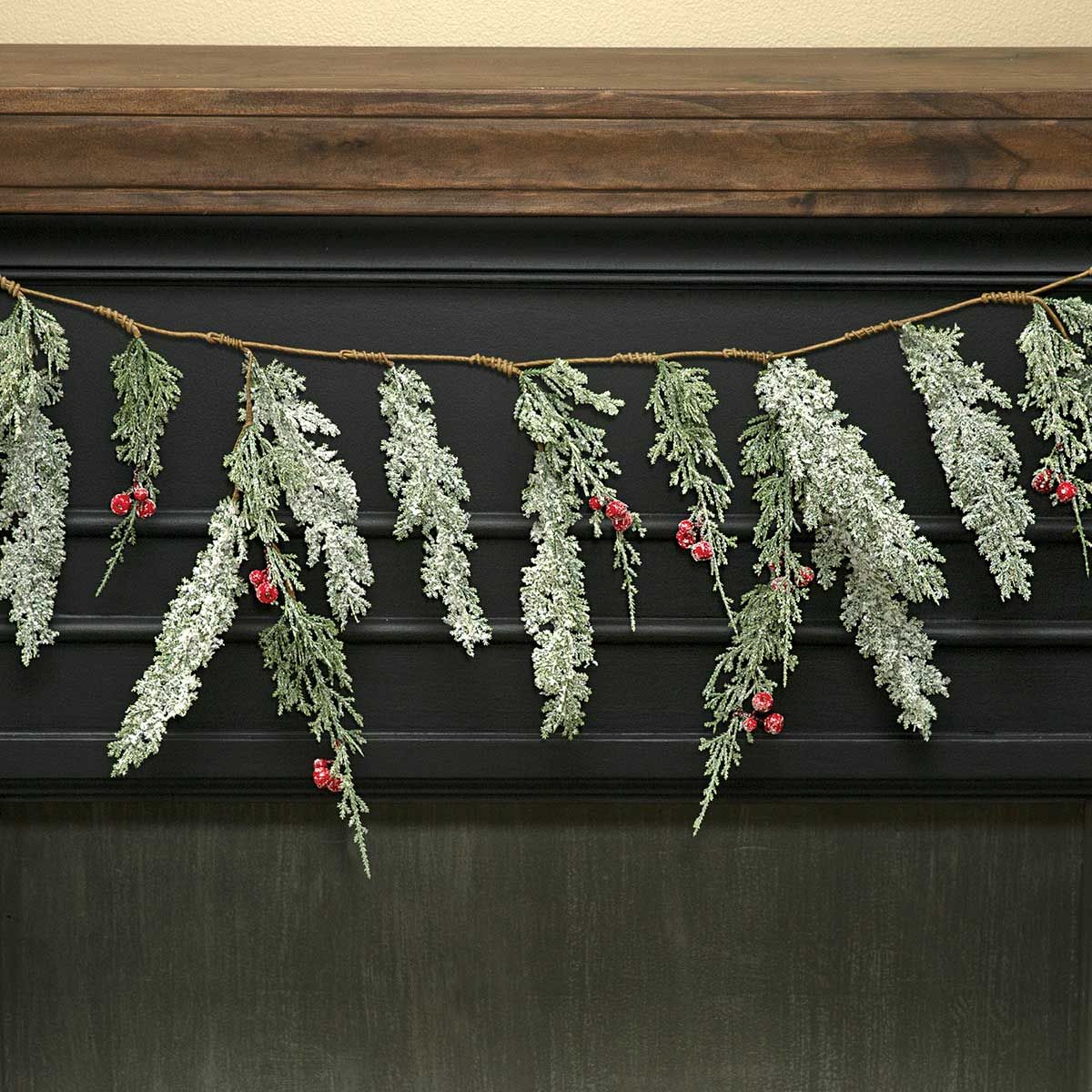 Frosted Cedar Garland