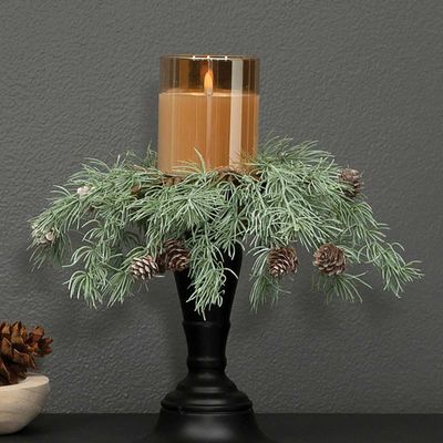 Weeping Pine Candle Ring Mini Weeping Pine Candle Ring Mini