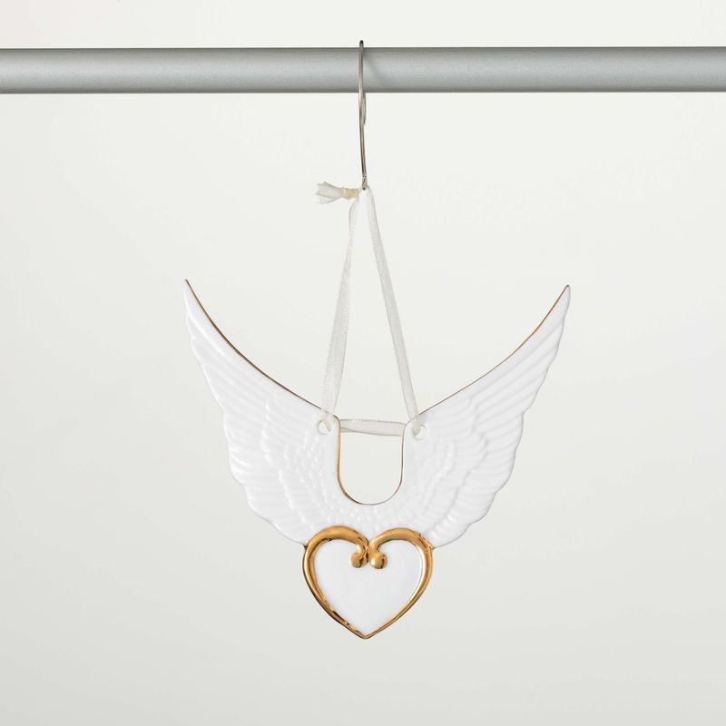 Heart Angle Wings Ornament 