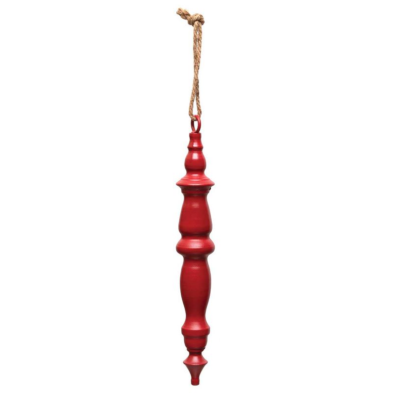 Finial Mate Red Large Ornament