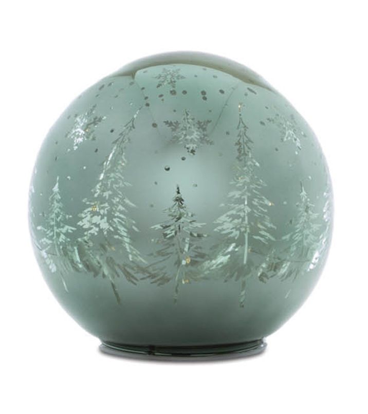 LED Globe w/Tree Medium