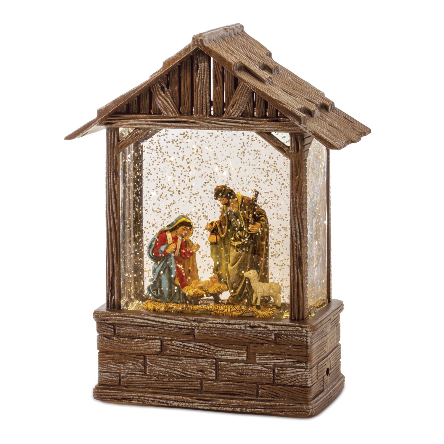 Snow Globe Holy Family