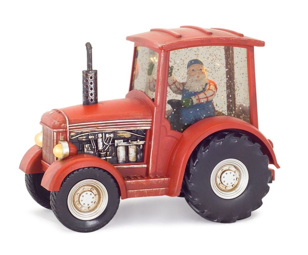 LED Red Tractor w/6 Hr Timer