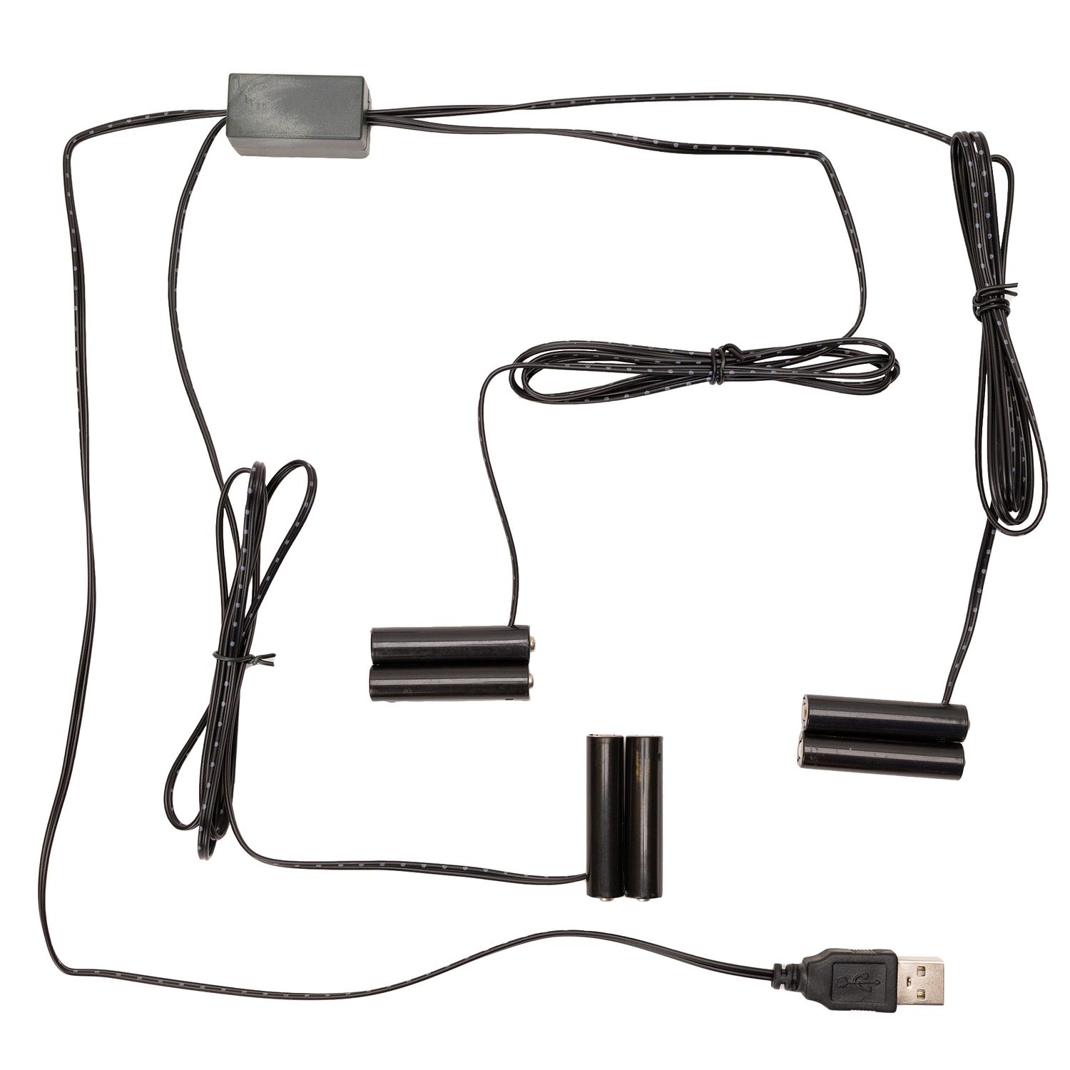 Battery Replacement 3 to 1 (2 x AAA) 18&quot;L Lead Wire, 38&quot;L Lead Wire Plastic